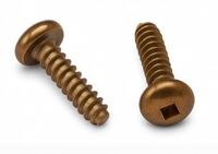 8B X 1 SQ PAN SMS ZINC PT.BRONZE